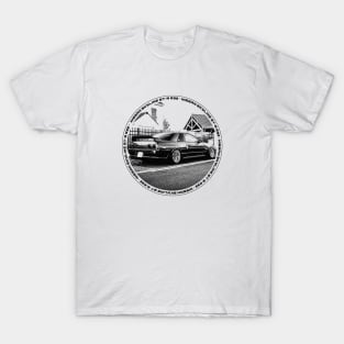 NISSAN SKYLINE GT-R R32 Black 'N White 4 T-Shirt